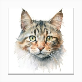 Foldex Cat Portrait 3 Canvas Print