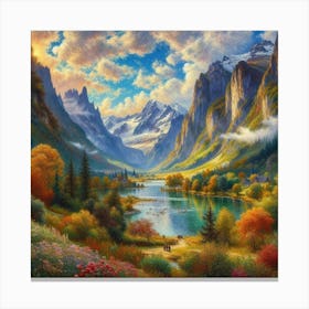 Valley Of The Sun Canvas Print