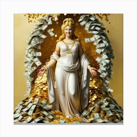 Goddess Of Money27 Canvas Print