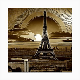 Paris Eiffel Tower 140 Canvas Print