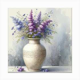 Flowers In A Vase 2 Canvas Print