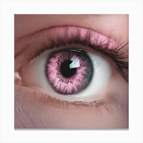 Pink Eye Stock Videos & Royalty-Free Footage Canvas Print