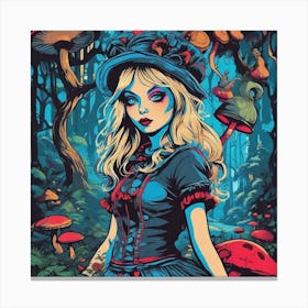 Sdxl 09 High Quality Details Alice From Alice In Wonderland Lo 1 Canvas Print