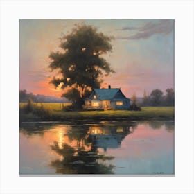 "Rural Twilight" Canvas Print