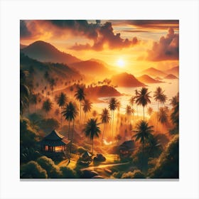 Tropical Paradise 18 Canvas Print