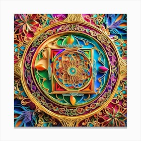 Zen Mandala Canvas Print