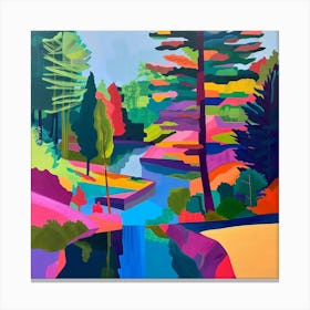 Colourful Gardens Muttart Conservatory Canada 1 Canvas Print
