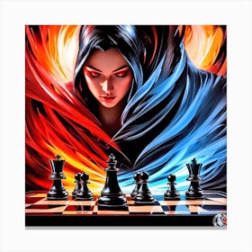 Chess Queen Canvas Print