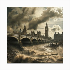 London climate change Canvas Print