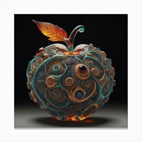 The glass apple an intricate design that adds to its exquisite appeal. 8 Canvas Print