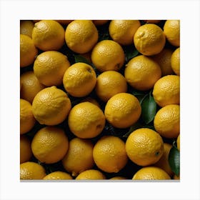 Ripe Oranges Canvas Print