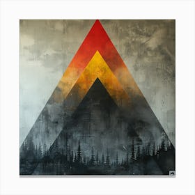 'The Mountain' - city wall art, colorful wall art, home decor, minimal art, modern wall art, wall art, wall decoration, wall print colourful wall art, decor wall art, digital art, digital art download, interior wall art, downloadable art, eclectic wall, fantasy wall art, home decoration, home decor wall, printable art, printable wall art, wall art prints, artistic expression, contemporary, modern art print, Canvas Print