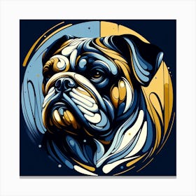 Bulldog 02 1 Canvas Print