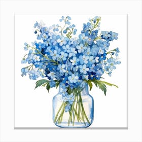 Forget Me Nots Canvas Print