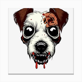 Zombie Dog 2 Canvas Print