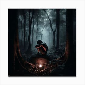 Dark Forest 1 Canvas Print