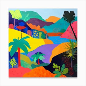 Abstract Travel Collection Pacific Islands 1 Canvas Print