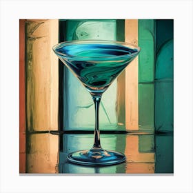 A Stunning Abstract Illustration Of A Martini Glas Qzgbypzpte6yyvyy Ltu G Ziv Yxymr2cgjfcipqlsma Canvas Print