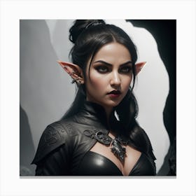 Elven Woman Canvas Print