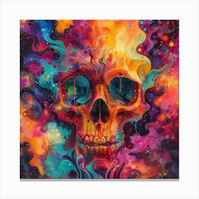 Skull Painting 17 Canvas Print