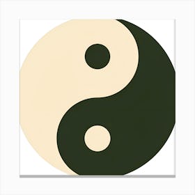 Yin Yang Symbol Canvas Print