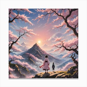 Cherry Blossoms of Heaven Canvas Print