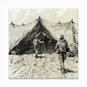 Iraqi Tent Canvas Print