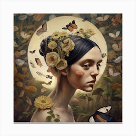 'Flutter' 1 Canvas Print