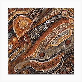 Aboriginal Art 1 Canvas Print