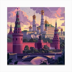 Moscow Kremlin 1 Canvas Print