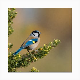 Tit on branch 62 Canvas Print