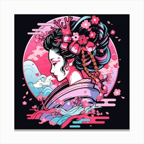Geisha 15 Canvas Print