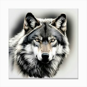 Grey wolf 7 Canvas Print