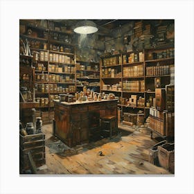 'The Pharmacy' 1 Canvas Print