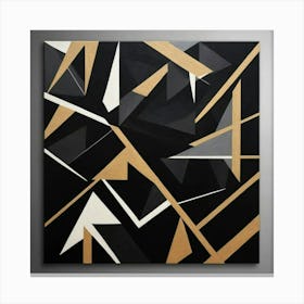 Abstract Geometric Painting Canvas Print