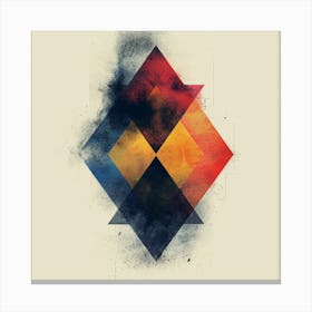 Geometric Diamonds Canvas Print