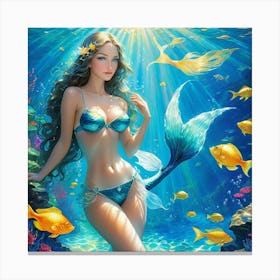 Mermaid jyy Canvas Print