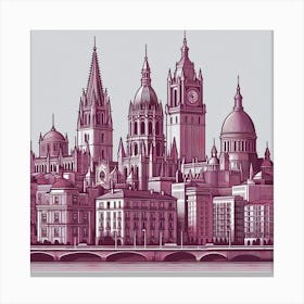 London Skyline Canvas Print