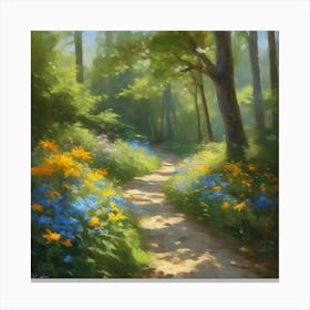 Forest Pathway Canvas Print