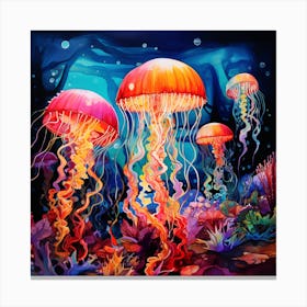 Jellyfish 24 Canvas Print
