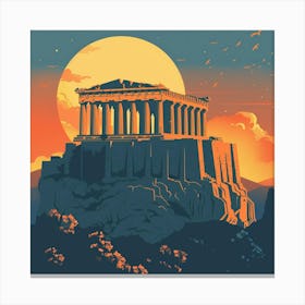 Acropolis 5 Canvas Print