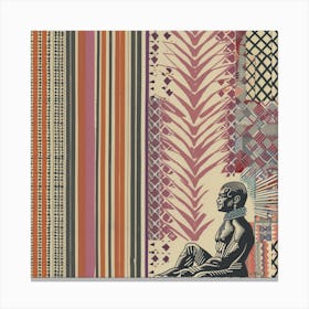 African Art Canvas Print