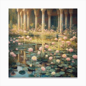 Water Lilies 4 Canvas Print