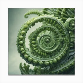 Spiral Fern Canvas Print