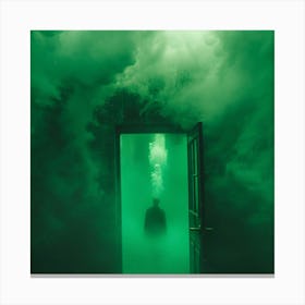 Man In The Fog Canvas Print