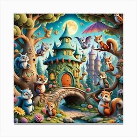 Fairy Tale Forest Canvas Print