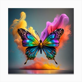 Best Quality Possible Of An Amber Phantom Butter (1) Canvas Print