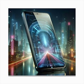 Futuristic Mobile Phone 3 Canvas Print