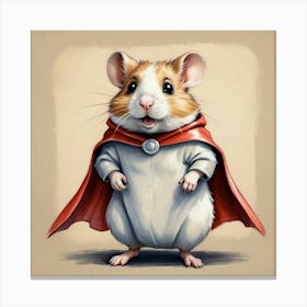 Super Hamster 11 Canvas Print