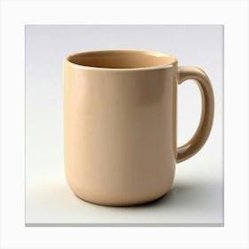 Mock Up Mug Blank Plain Ceramic Customizable Unadorned Empty Clean Simple Minimalist Mo (4) Canvas Print